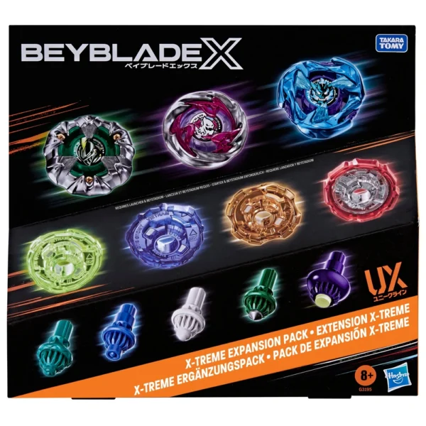 Caja del Hasbro Beyblade X X-treme Expansion Pack G3195.