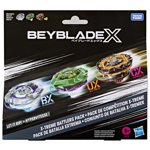 X-treme Battlers Pack – 3 Beyblades