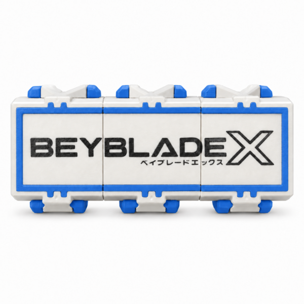 Basic Deckbox BeybladeX – Blanco y azul