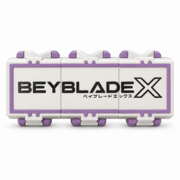 Basic Deckbox BeybladeX – Blanco y lila