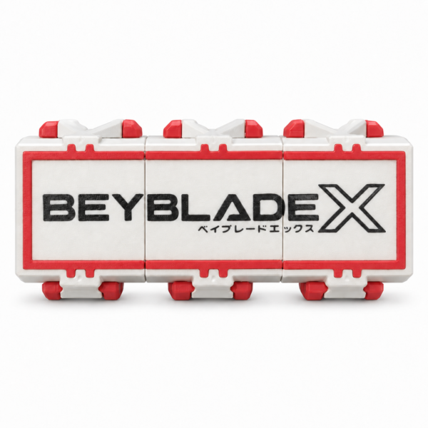 Basic Deckbox BeybladeX – Blanco y rojo
